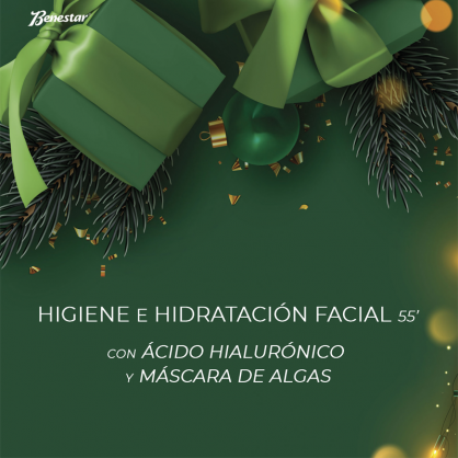 Higiene e Hidratacin con cido Hialurnico y Mscara de Algas