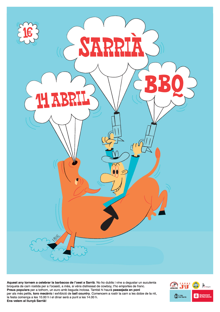 Dissabte 14 d´abril Sarrià BBQ 