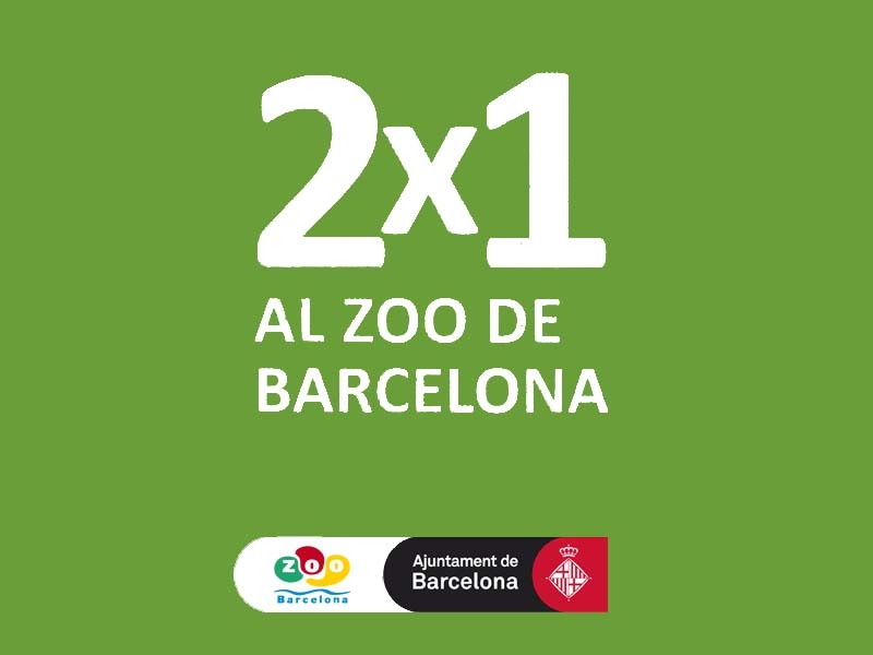 Ja podeu trobar als Eixos Comercials descomptes 2X1 per entrar al Zoo de Barcelona