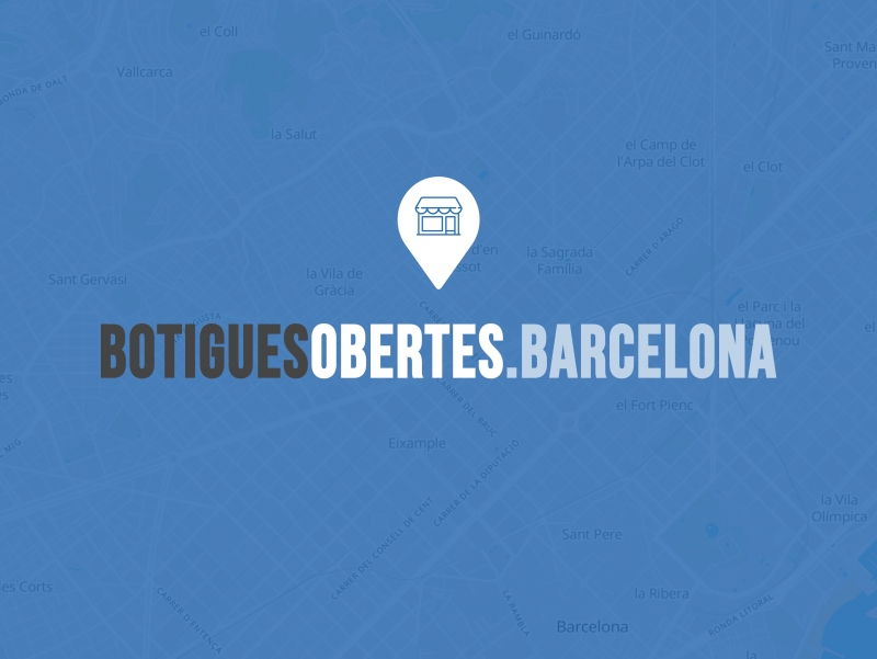 Neix botiguesobertes.barcelona, la plataforma de Barcelona Comerç per localitzar comerços i serveis oberts a Barcelona