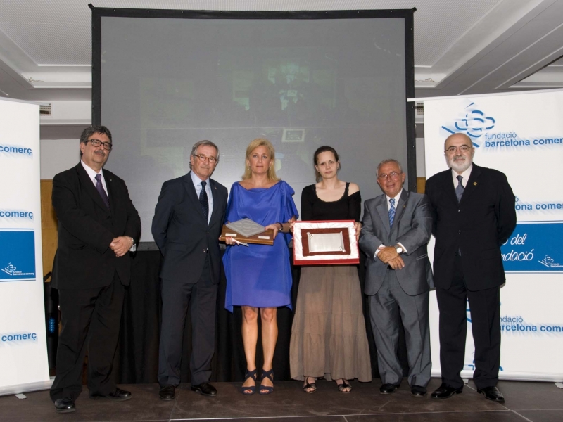 Maria Segarra recibe el Premio Fundació Barcelona Comerç
