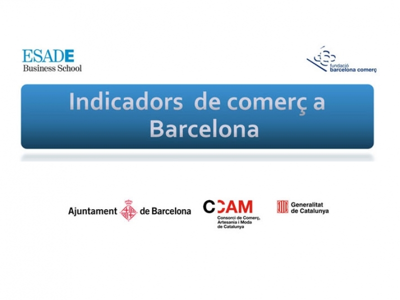 Presentació Indicador del Comerç de Barcelona (IcoB)