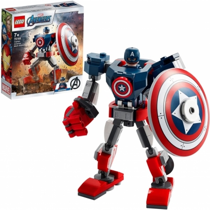 LEGO 76168 - Marvel Vengadores Classic Armadura Robótica del Capitán América
